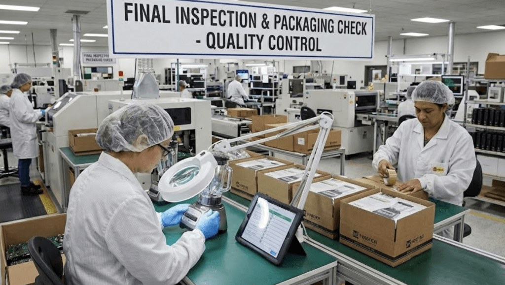 Final Inspection & Packaging Check